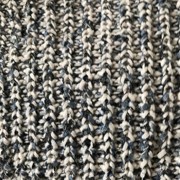 Jones New York Cardigan Sweater Vest Women Open Front  Navy Blue White XL - Picture 10 of 10